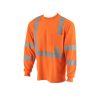 Hi-Vis Long Sleeve Orange Shirts